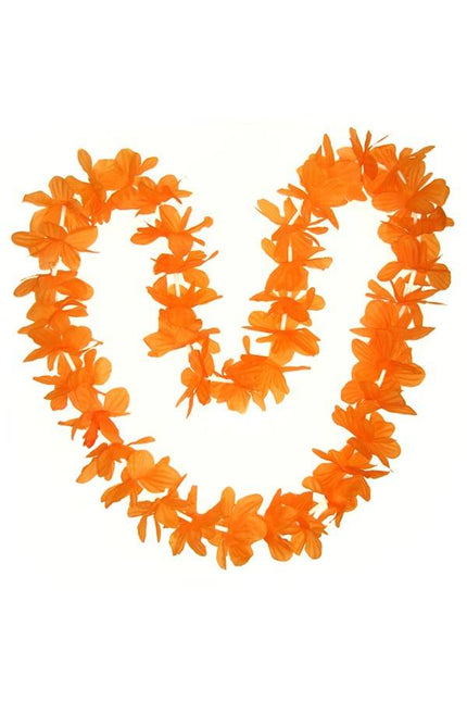 Feestbazaar Hawaii krans oranje populair