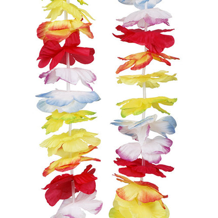 Feestbazaar Hawaii krans rainbow luxe