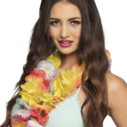 Feestbazaar Hawaii krans rainbow luxe