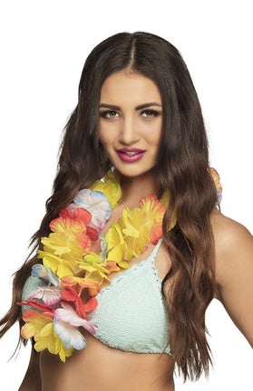 Feestbazaar Hawaii krans rainbow luxe