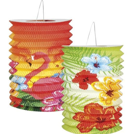 Feestbazaar Hawaii lampionnen papier