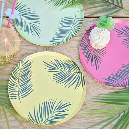 Feestbazaar Hawaii Palm Bordjes (8st)