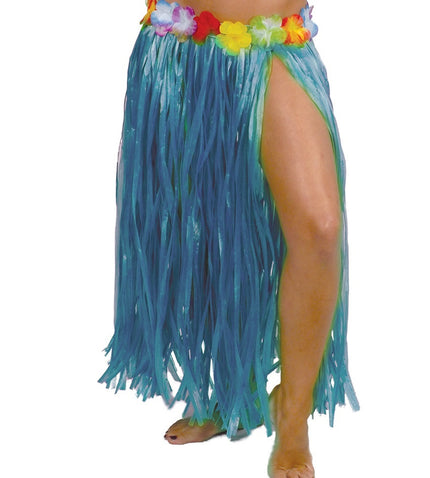 Feestbazaar Hawaii Rok Blauw 75cm