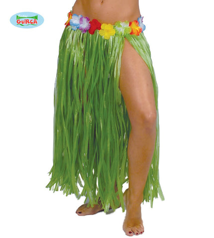 Feestbazaar Hawaii Rok Groen 75cm