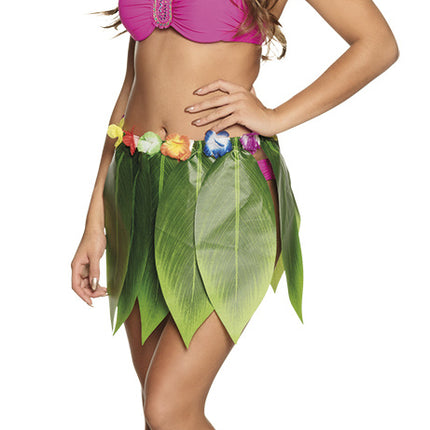 Feestbazaar Hawaii Rok Met Palmbladeren