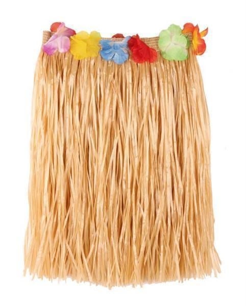 Feestbazaar Hawaii rok naturel 40 cm