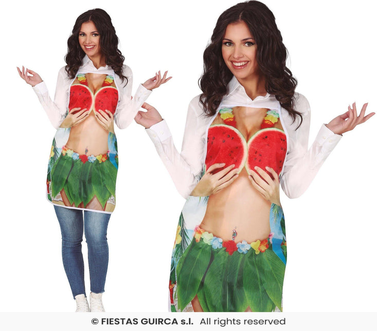 Feestbazaar Hawaii Schort Sexy Vrouw Meloenen