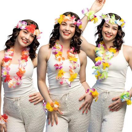 Feestbazaar Hawaii-set 4-delig
