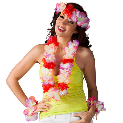 Feestbazaar Hawaii-set 4-delig