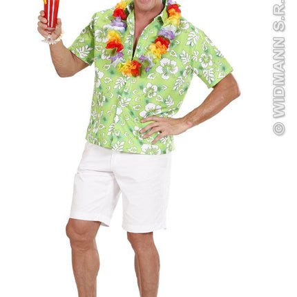 Feestbazaar Hawaii shirt groen