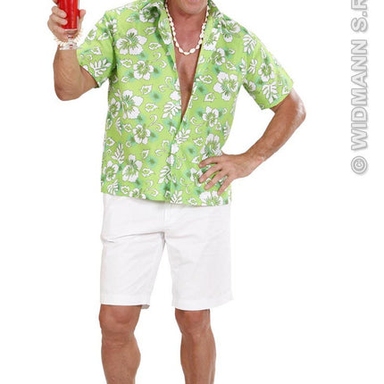 Feestbazaar Hawaii shirt groen