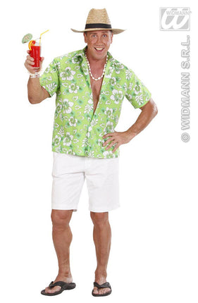 Feestbazaar Hawaii shirt groen