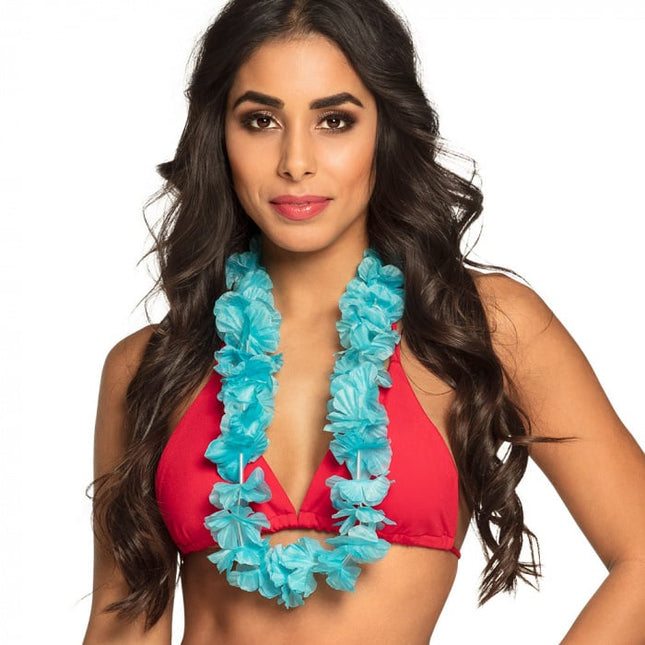 Feestbazaar Hawaii slinger turquoise