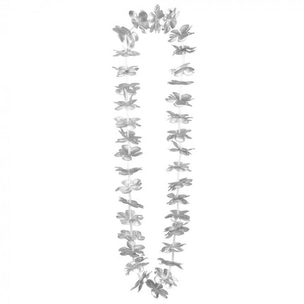 Feestbazaar Hawaii slinger zilver eco