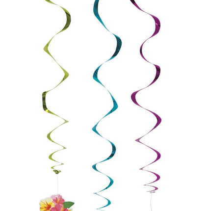 Feestbazaar Hawaii Swirls Hangdecoratie