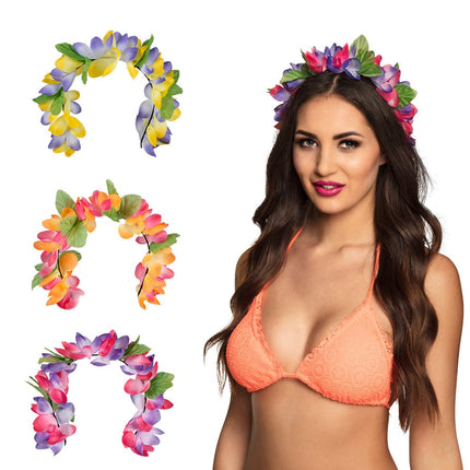Feestbazaar Hawaii Tiara Amelia Multikleur