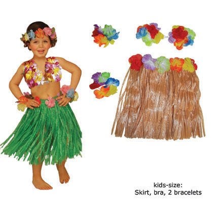Feestbazaar Hawaii verkleedsetje kind