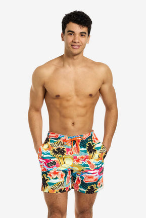 Feestbazaar Hawaii Zwembroek Aloha Heren Opposuits