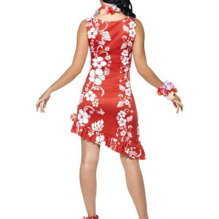 Feestbazaar Hawaiiaanse beauty kostuum 3-delig