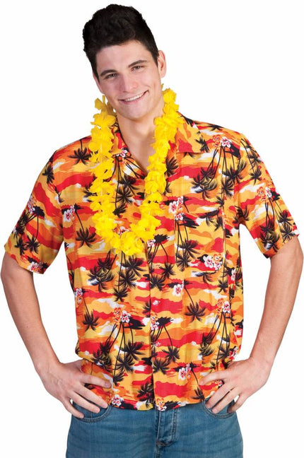 Feestbazaar Hawaiibloese Orange Sunset