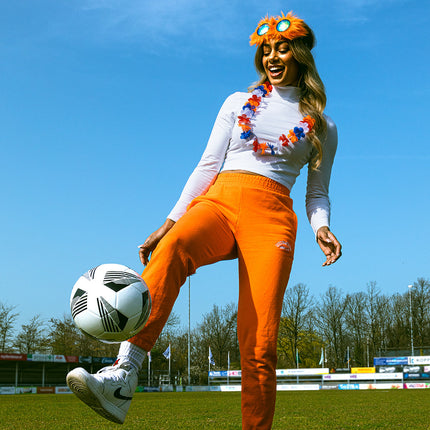 Feestbazaar Hawaiikrans Oranje Holland (58cm)