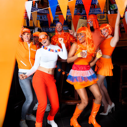 Feestbazaar Hawaiikrans Oranje Holland (58cm)