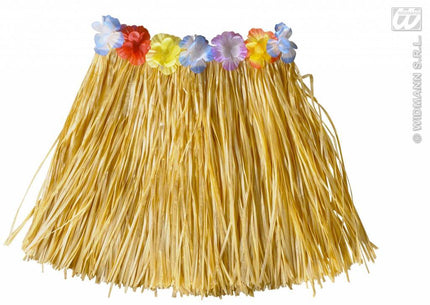 Feestbazaar Hawaiirokje kind naturel