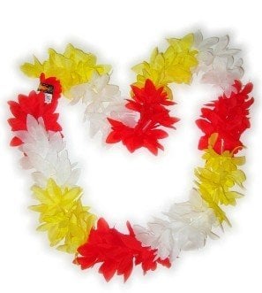 Feestbazaar Hawaiislinger tricolor populair