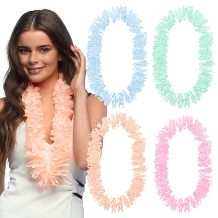 Feestbazaar Hawaïkrans Plumeria Pastel