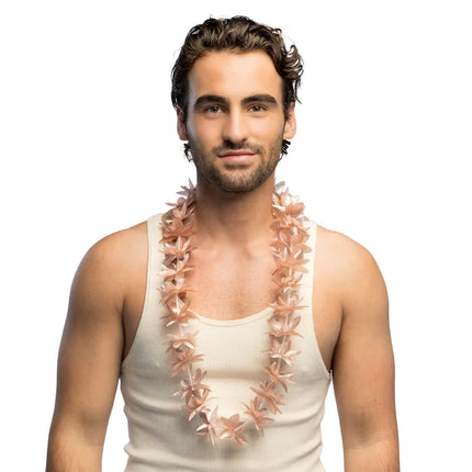 Feestbazaar Hawaïkrans Roségoud Kahoku