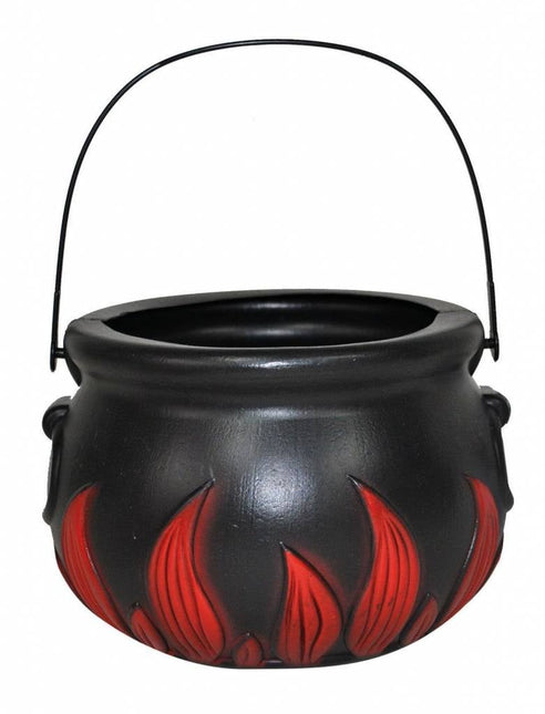 Feestbazaar Heksen ketel 20cm vlammen