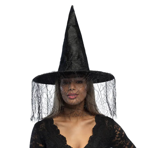 Feestbazaar Heksenhoed Seda Black