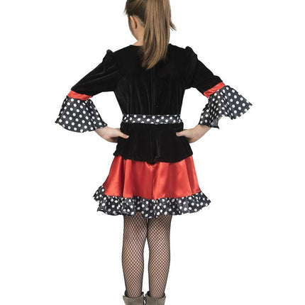 Feestbazaar Heksenjurkje Rood/Zwart
