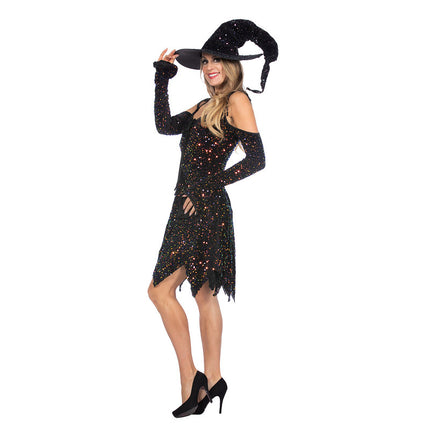 Feestbazaar Heksenkostuum Dames Midnight Magic