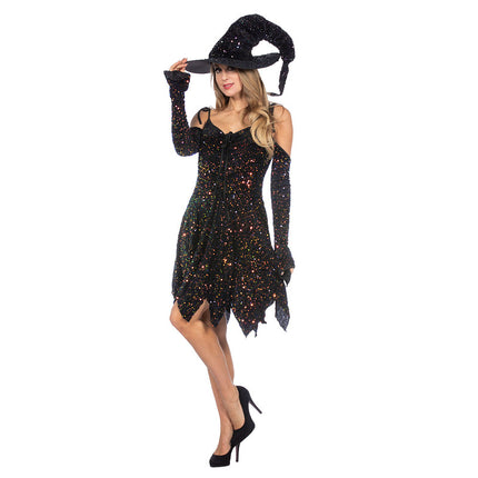 Feestbazaar Heksenkostuum Dames Midnight Magic