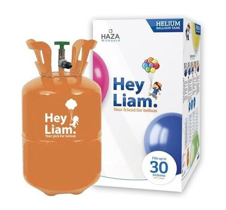 Feestbazaar Helium Cylinder Hey Liam - Tot 30 Ballonnen
