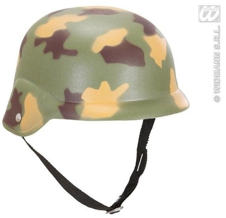 Feestbazaar Helm leger Camouflage