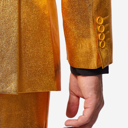 Feestbazaar Heren Pak Groovy Gold Opposuits
