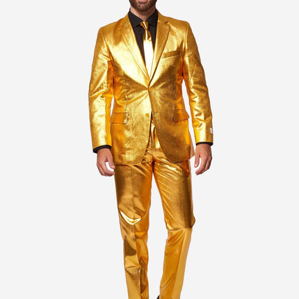 Feestbazaar Heren Pak Groovy Gold Opposuits