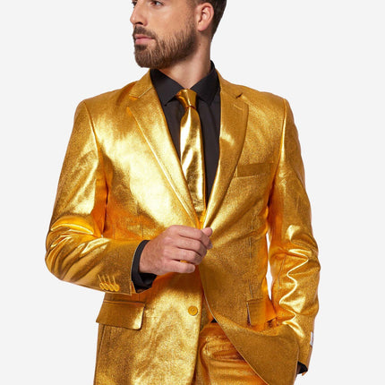 Feestbazaar Heren Pak Groovy Gold Opposuits
