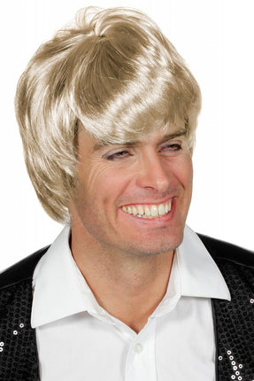 Feestbazaar Herenpruik Carlo blond