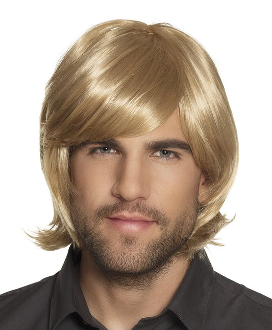Feestbazaar Herenpruik Spike blond