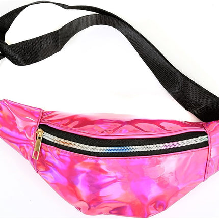 Feestbazaar Heuptas Holografisch Roze Bling