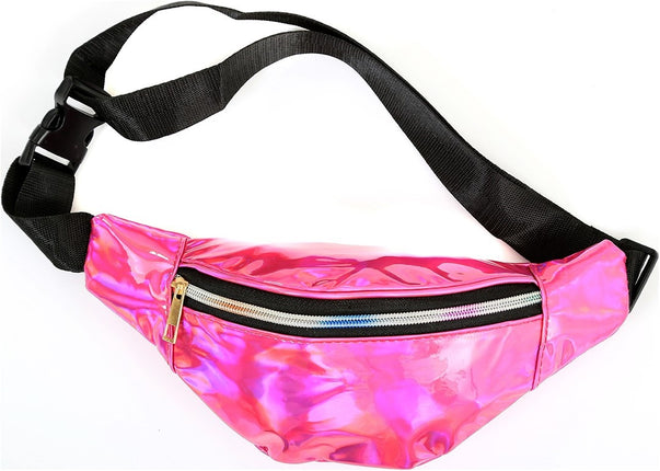 Feestbazaar Heuptas Holografisch Roze Bling