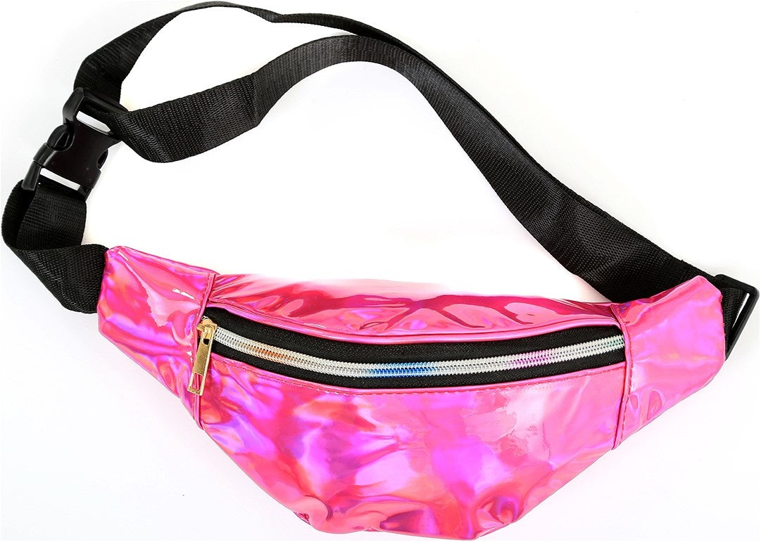 Feestbazaar Heuptas Holografisch Roze Bling