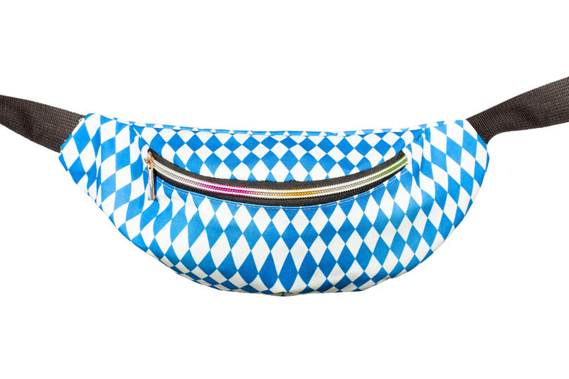 Feestbazaar Heuptas Oktoberfest Blauw/Wit