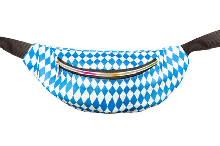 Feestbazaar Heuptas Oktoberfest Blauw/Wit