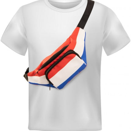 Feestbazaar Heuptasje Nederland Rood/Wit/Blauw