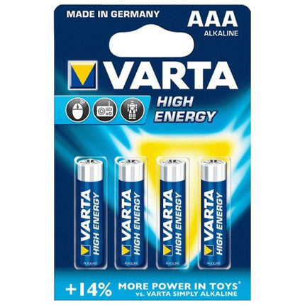 Feestbazaar High Energy Alkaline AAA LR3 Batterijen (4st)