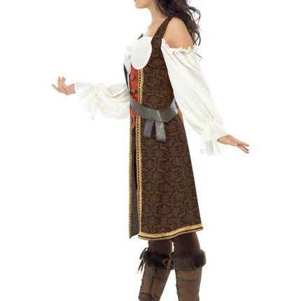 Feestbazaar High Seas Piratenpak vrouw